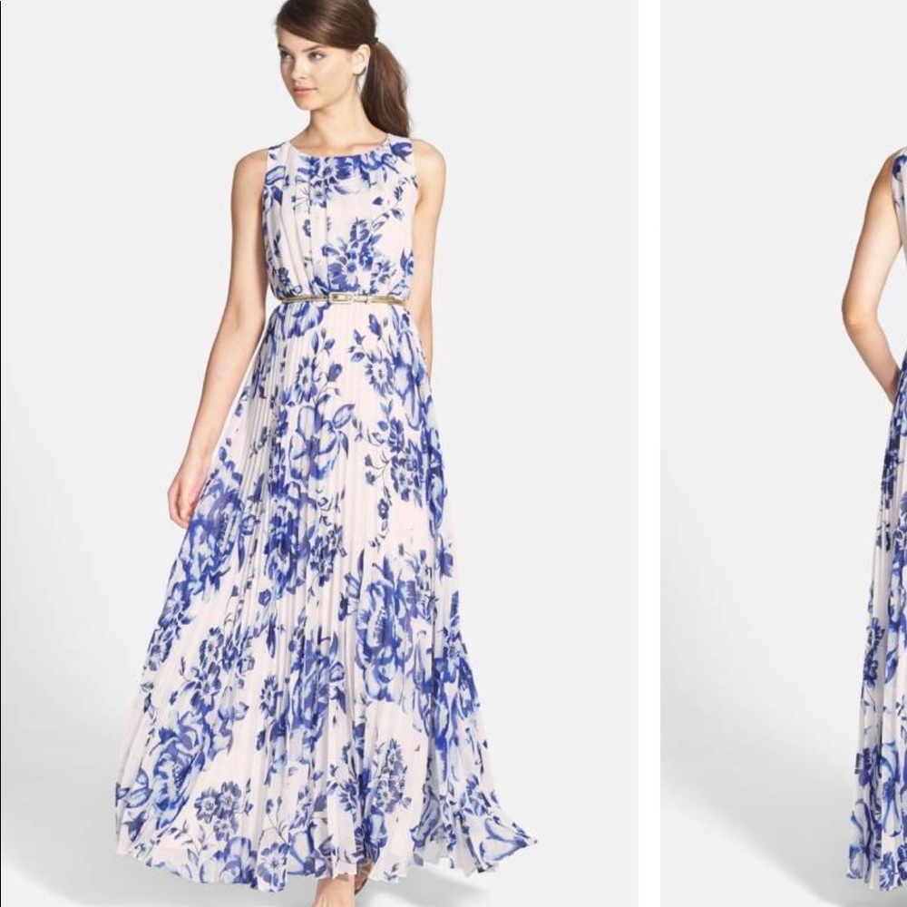 Eliza J Chiffon Maxi Dress